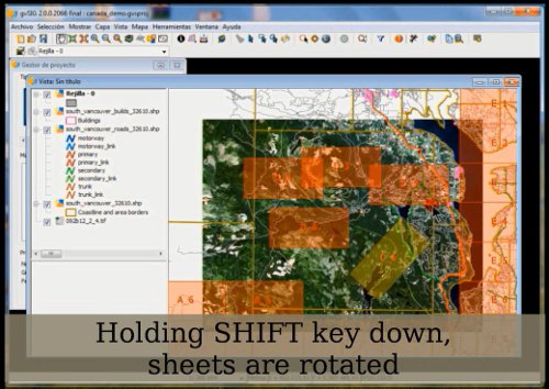 User can rotate sheet frame by holding down the SHIFT key and dragging the mouse. Click to see full image.