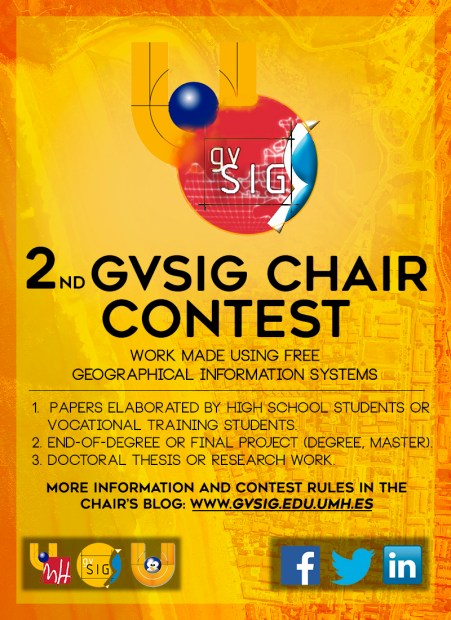 Cartel gvSIG-catedra-II-ingles